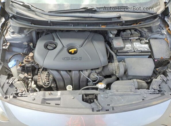 KMHD35LH7HU363256 2017 HYUNDAI ELANTRA Серый Вид задней части салона