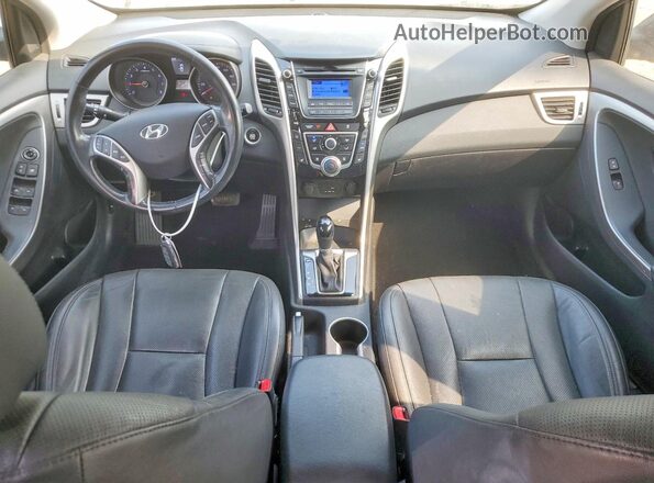KMHD35LH7HU363256 2017 HYUNDAI ELANTRA Серый Вид панели приборов