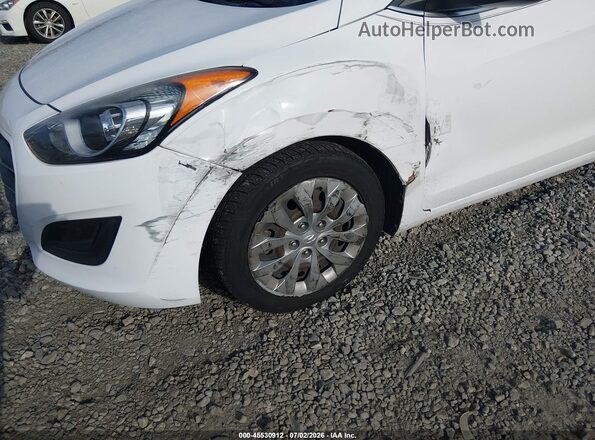 KMHD35LH7HU376136 2017 HYUNDAI ELANTRA GT White Vista frontal