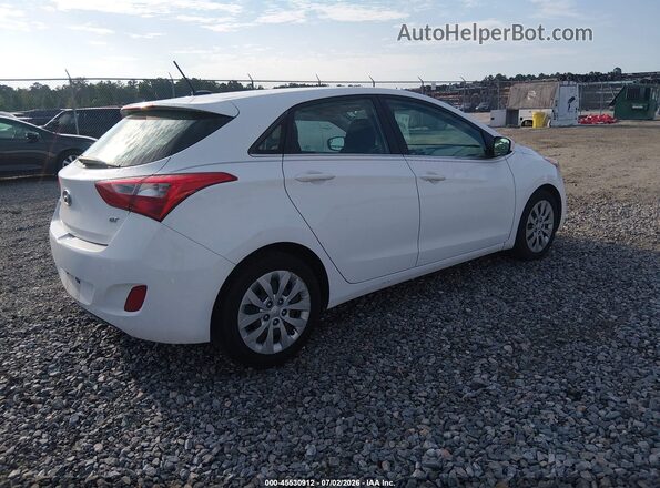 KMHD35LH7HU376136 2017 HYUNDAI ELANTRA GT White Trasero derecho