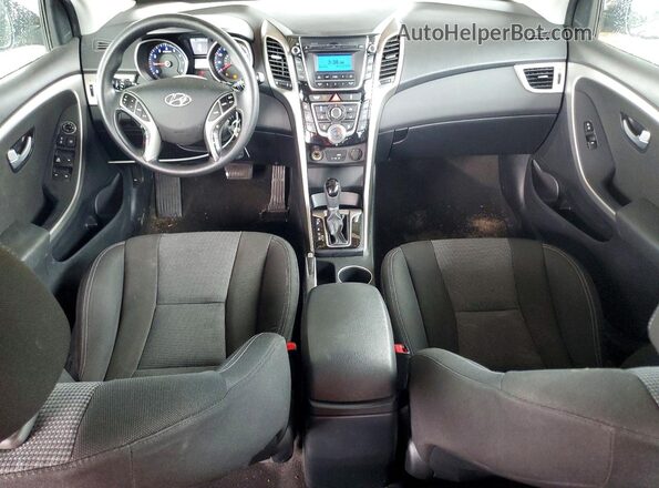 KMHD35LH8GU293927 2016 HYUNDAI ELANTRA Black წინა პანელის ხედი
