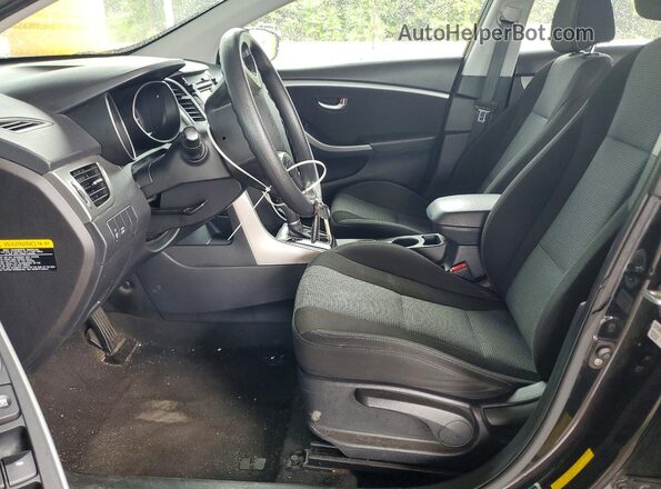 KMHD35LH8GU293927 2016 HYUNDAI ELANTRA Black წინა სალონის ხედი
