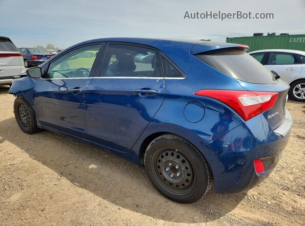 KMHD35LH8GU307759 2016 HYUNDAI ELANTRA Синий Задняя левая четверть