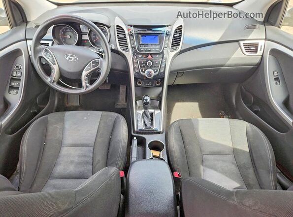 KMHD35LH8GU307759 2016 HYUNDAI ELANTRA Синий Вид панели приборов