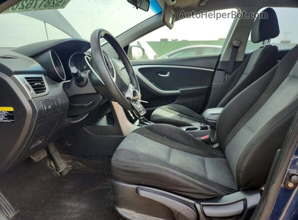 KMHD35LH8GU307759 2016 HYUNDAI ELANTRA Синий Вид салона спереди