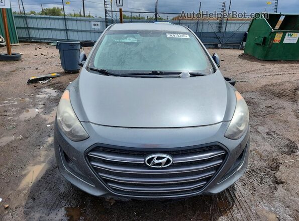 KMHD35LH8HU374864 2017 HYUNDAI ELANTRA Gray Widok z przodu