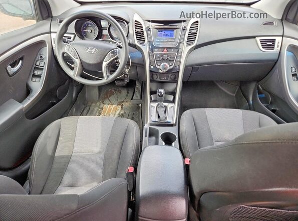 KMHD35LH8HU374864 2017 HYUNDAI ELANTRA Gray Widok deski rozdzielczej