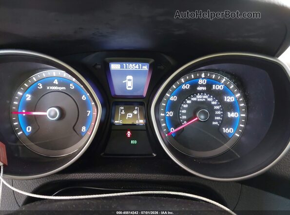 KMHD35LH9GU326675 2016 HYUNDAI ELANTRA GT Silver Widok tylnych siedzeń