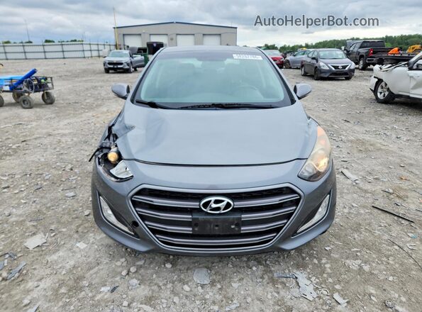 KMHD35LHXGU312106 2016 HYUNDAI ELANTRA Gray Front view