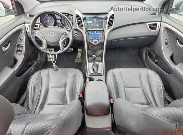 KMHD35LHXGU312106 2016 HYUNDAI ELANTRA Gray Dashboard view