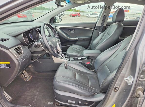 KMHD35LHXGU312106 2016 HYUNDAI ELANTRA Gray Front interior view