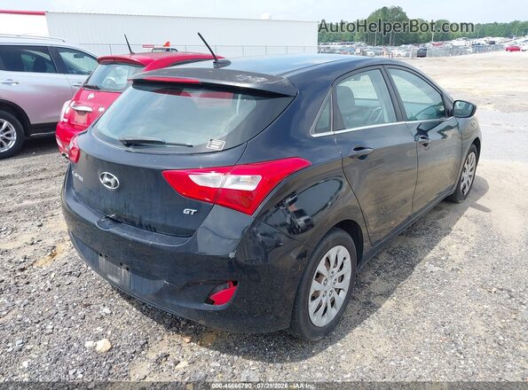 KMHD35LHXGU324353 2016 HYUNDAI ELANTRA GT Black Հետևի աջ