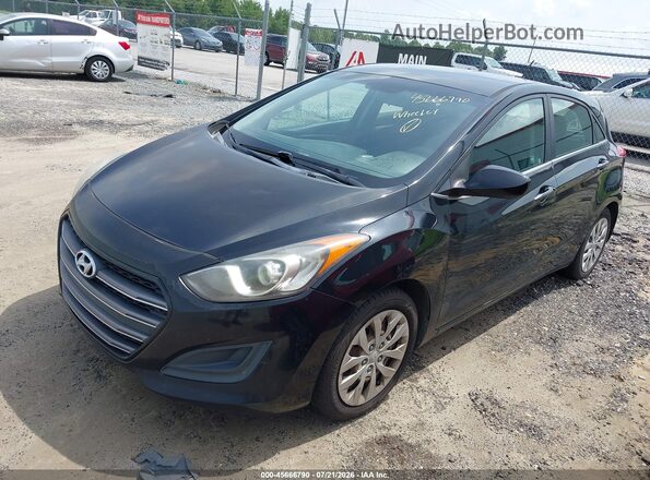 KMHD35LHXGU324353 2016 HYUNDAI ELANTRA GT Black Սալոնի 360 աստիճան տեսք