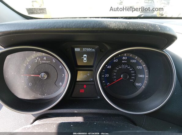 KMHD35LHXGU337023 2016 HYUNDAI ELANTRA GT Серый Вид задних сидений