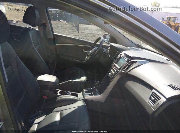 KMHD35LHXGU337023 2016 HYUNDAI ELANTRA GT Серый Вид салона спереди