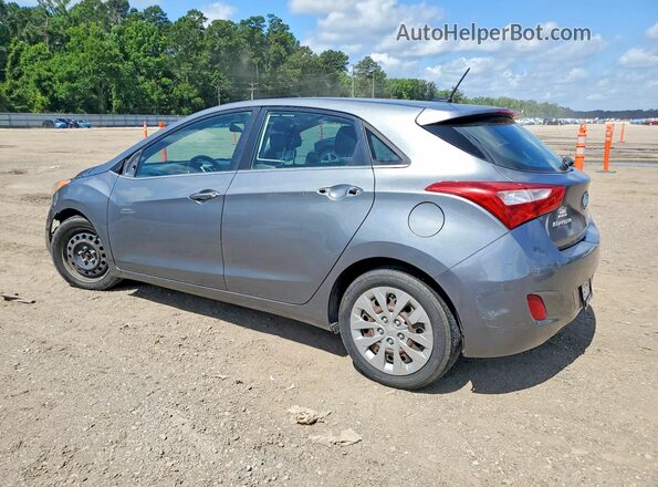 KMHD35LHXHU347116 2017 HYUNDAI ELANTRA Gray Հետևի ձախ