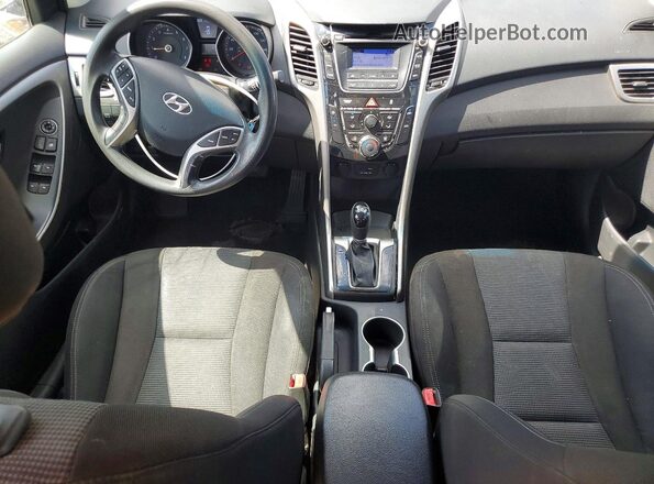 KMHD35LHXHU347116 2017 HYUNDAI ELANTRA Gray Առջևի վահանակի տեսք