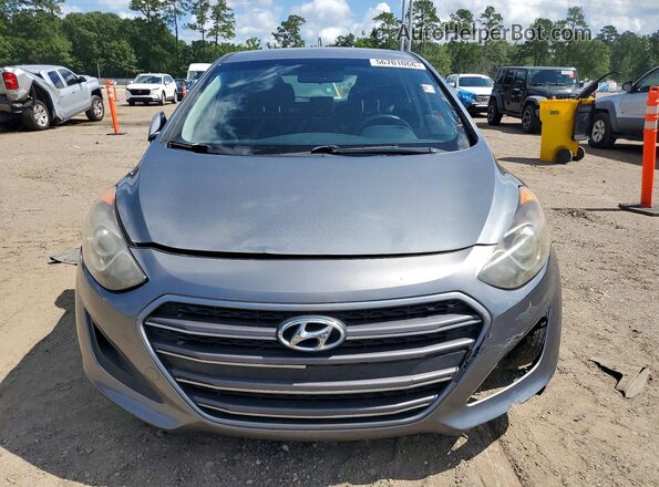 KMHD35LHXHU347116 2017 HYUNDAI ELANTRA Gray Դիմացի տեսք