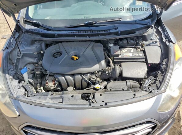 KMHD35LHXHU347116 2017 HYUNDAI ELANTRA Gray Սալոնի հետևի տեսք