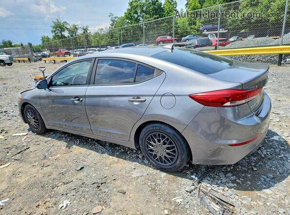 KMHD74LF0HU109529 2017 HYUNDAI ELANTRA Silver Trasero izquierdo