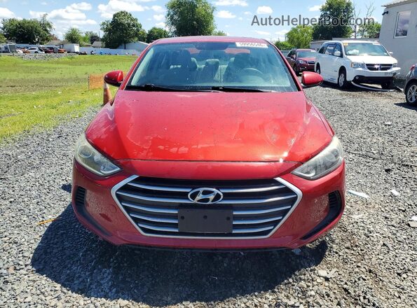 KMHD74LF0HU144247 2017 HYUNDAI ELANTRA Темно-бордовый Вид спереди