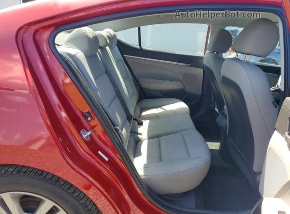 KMHD74LF0HU144247 2017 HYUNDAI ELANTRA Темно-бордовый Вид задних сидений