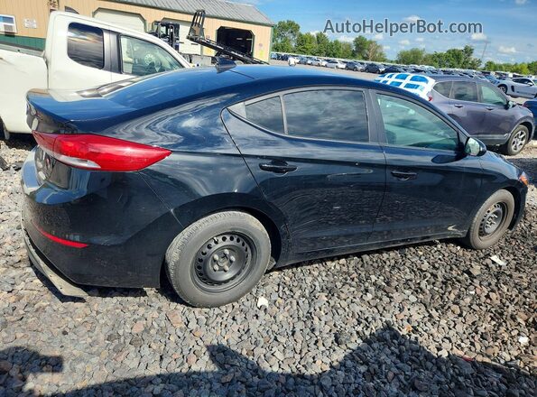 KMHD74LF0HU338177 2017 HYUNDAI ELANTRA Black უკანა მარჯვენა