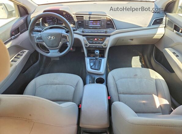 KMHD74LF0HU412732 2017 HYUNDAI ELANTRA Silver წინა პანელის ხედი