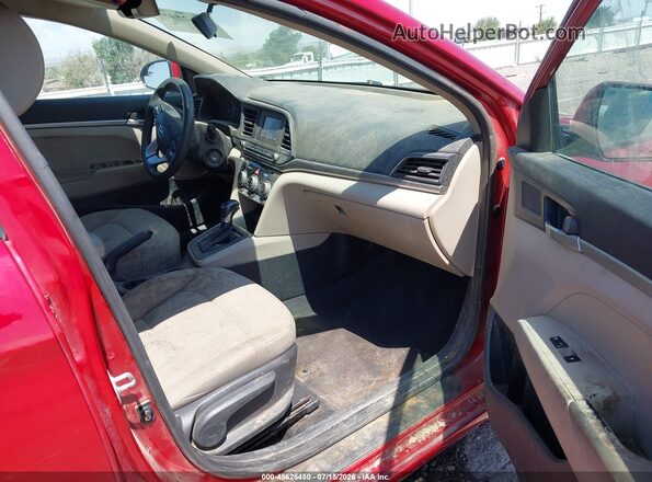 KMHD74LF0KU754625 2019 HYUNDAI ELANTRA Red Vista interior delantera