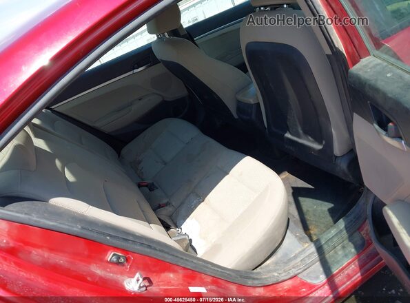 KMHD74LF0KU754625 2019 HYUNDAI ELANTRA Red Vista de la etiqueta del VIN