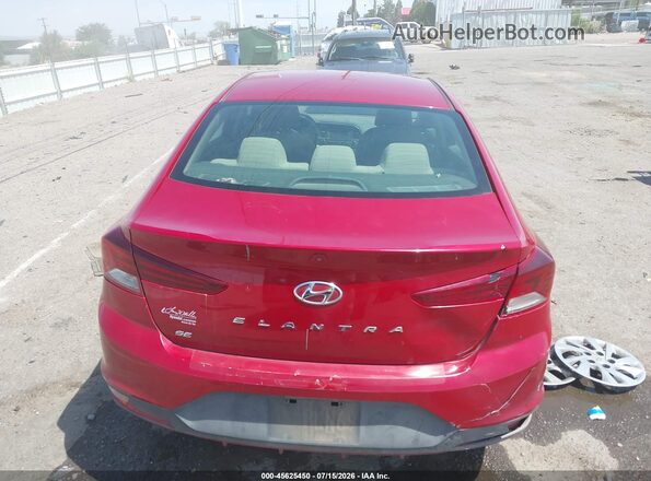 KMHD74LF0KU754625 2019 HYUNDAI ELANTRA Red 