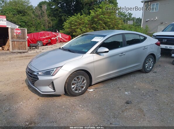 KMHD74LF0KU757329 2019 HYUNDAI ELANTRA Gray Передня ліва чверть