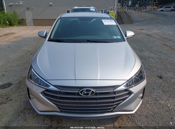KMHD74LF0KU757329 2019 HYUNDAI ELANTRA Gray Вид щитка приладів