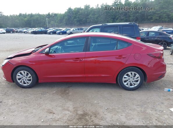 KMHD74LF0KU835009 2019 HYUNDAI ELANTRA Red 