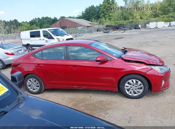 KMHD74LF0KU835009 2019 HYUNDAI ELANTRA Red სალონის 360-გრადუსიანი ხედი