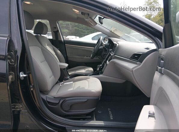 KMHD74LF0LU956057 2020 HYUNDAI ELANTRA Black Front interior view