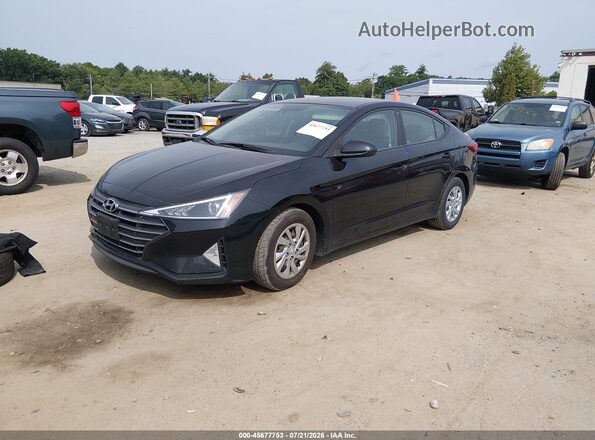 KMHD74LF0LU956057 2020 HYUNDAI ELANTRA Black Front left