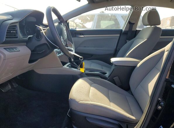 KMHD74LF0LU957161 2020 HYUNDAI ELANTRA Black Front interior view