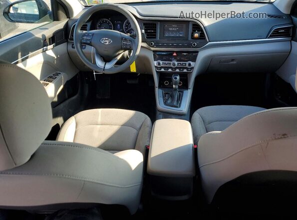 KMHD74LF0LU957161 2020 HYUNDAI ELANTRA Black Dashboard view