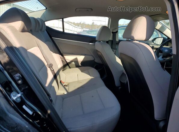 KMHD74LF0LU957161 2020 HYUNDAI ELANTRA Black Rear seats view