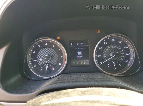 KMHD74LF0LU957161 2020 HYUNDAI ELANTRA Black Instrument cluster view