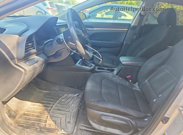 KMHD74LF0LU990340 2020 HYUNDAI ELANTRA Silver Widok wnętrza z przodu