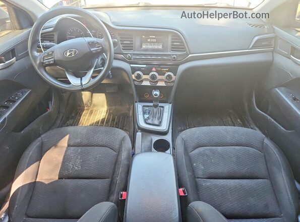 KMHD74LF0LU990340 2020 HYUNDAI ELANTRA Silver Widok deski rozdzielczej