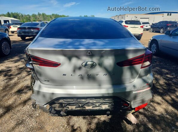KMHD74LF0LU990340 2020 HYUNDAI ELANTRA Silver Widok z tyłu