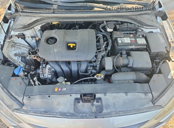 KMHD74LF0LU990340 2020 HYUNDAI ELANTRA Silver Widok wnętrza z tyłu