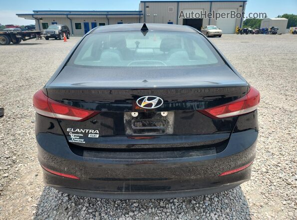 KMHD74LF1HU115212 2017 HYUNDAI ELANTRA Black Widok z tyłu