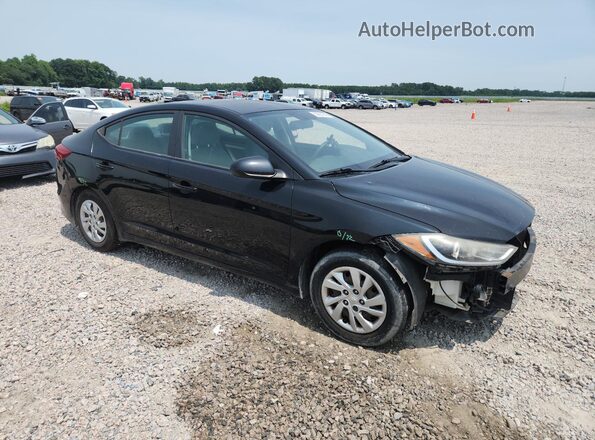 KMHD74LF1HU115212 2017 HYUNDAI ELANTRA Black Przód prawy