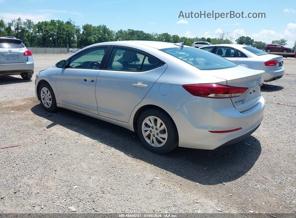 KMHD74LF1HU323669 2017 HYUNDAI ELANTRA Silver Հետևի ձախ