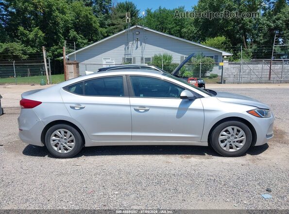 KMHD74LF1HU323669 2017 HYUNDAI ELANTRA Silver Սալոնի հետևի տեսք