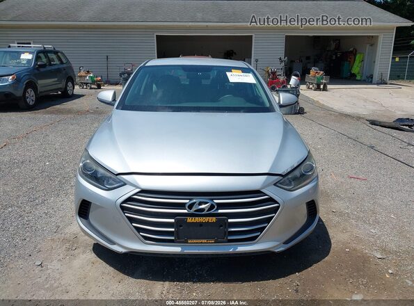 KMHD74LF1HU323669 2017 HYUNDAI ELANTRA Silver Սարքավորումների վահանակի տեսք